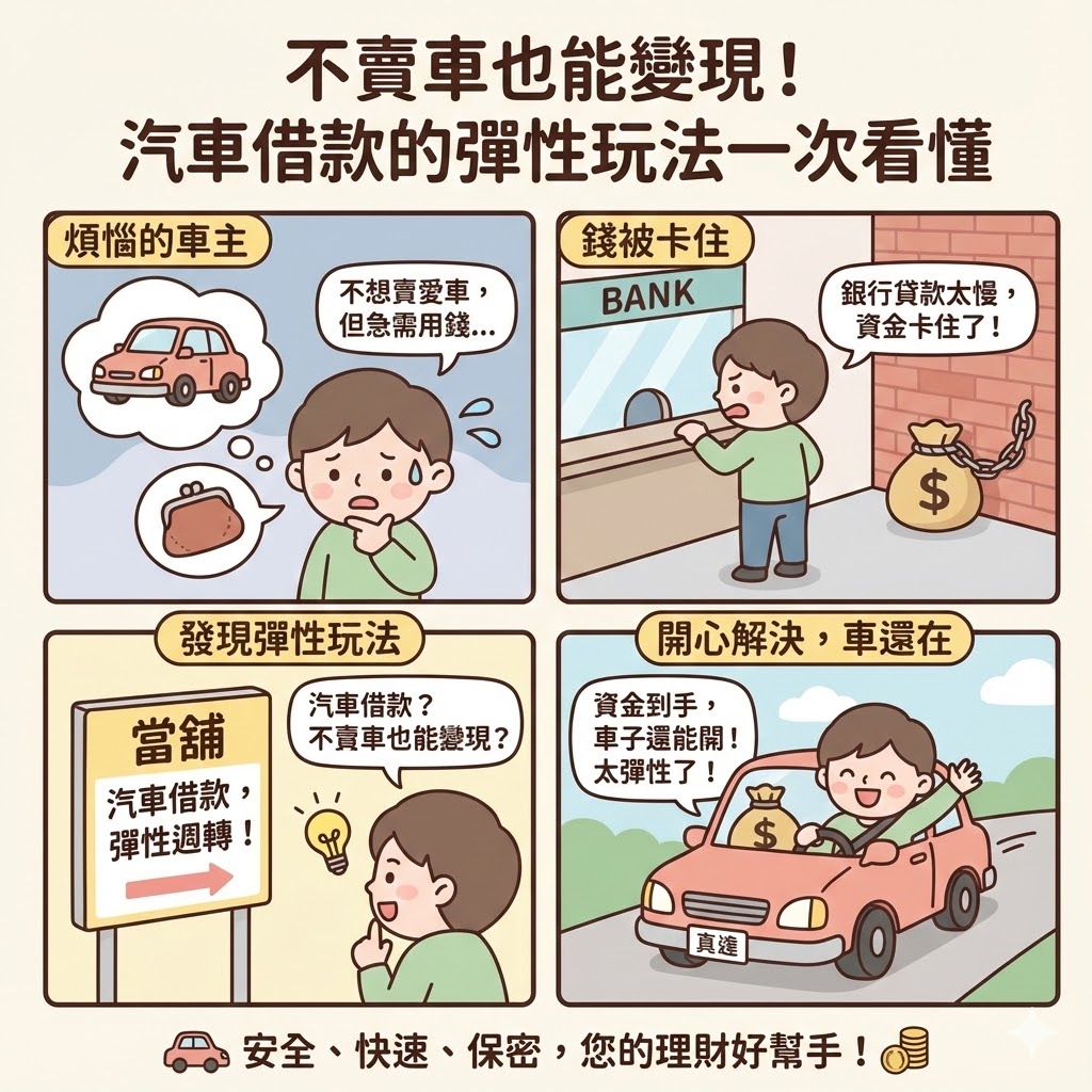不賣車也能變現！汽車借款的彈性玩法一次看懂