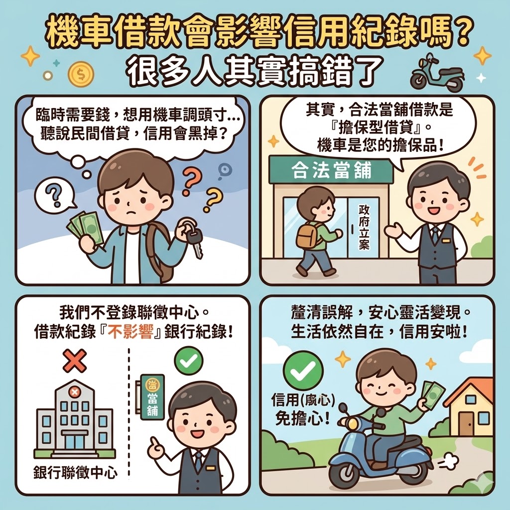 機車借款會影響信用紀錄嗎？很多人其實搞錯了