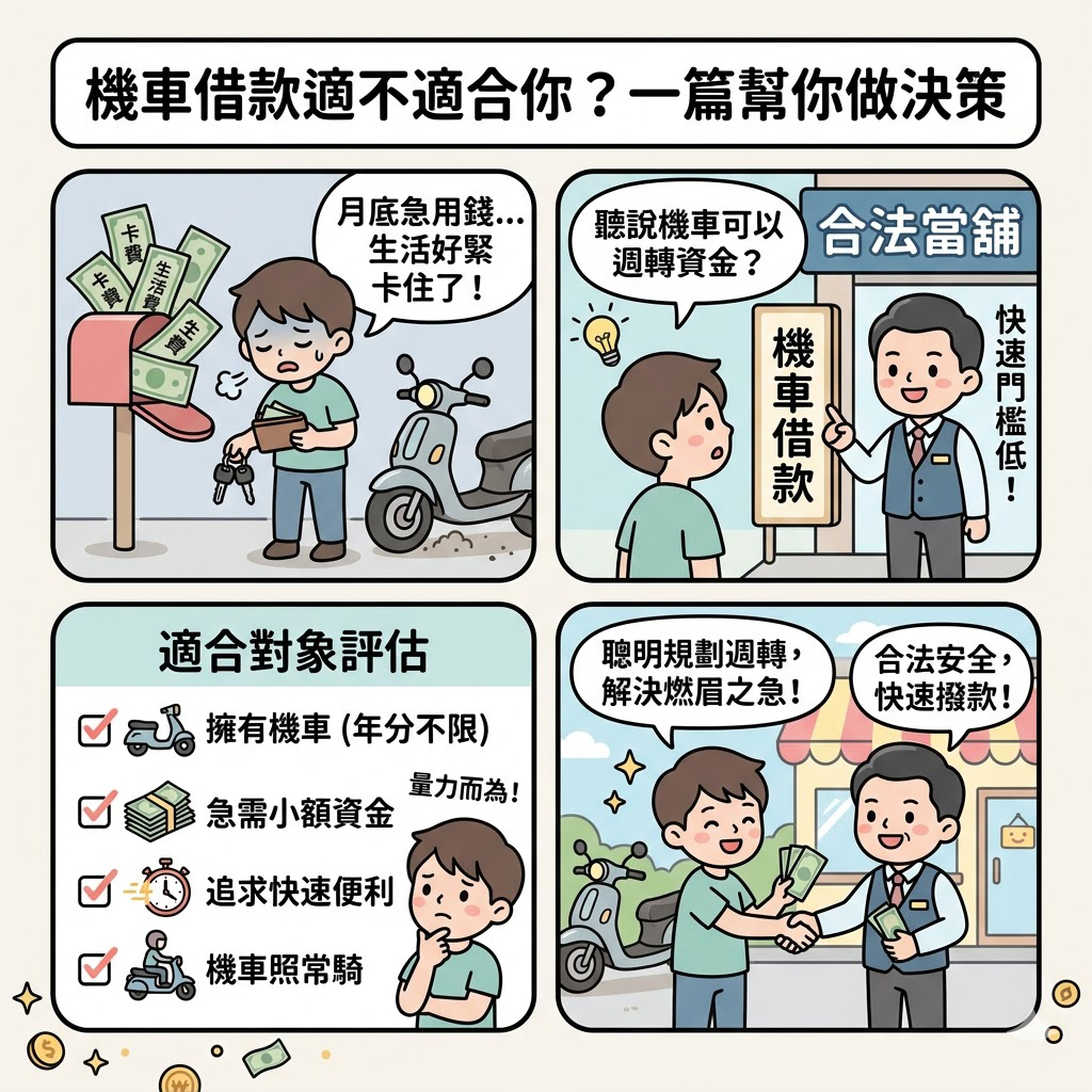 機車借款適不適合你？一篇幫你做決策