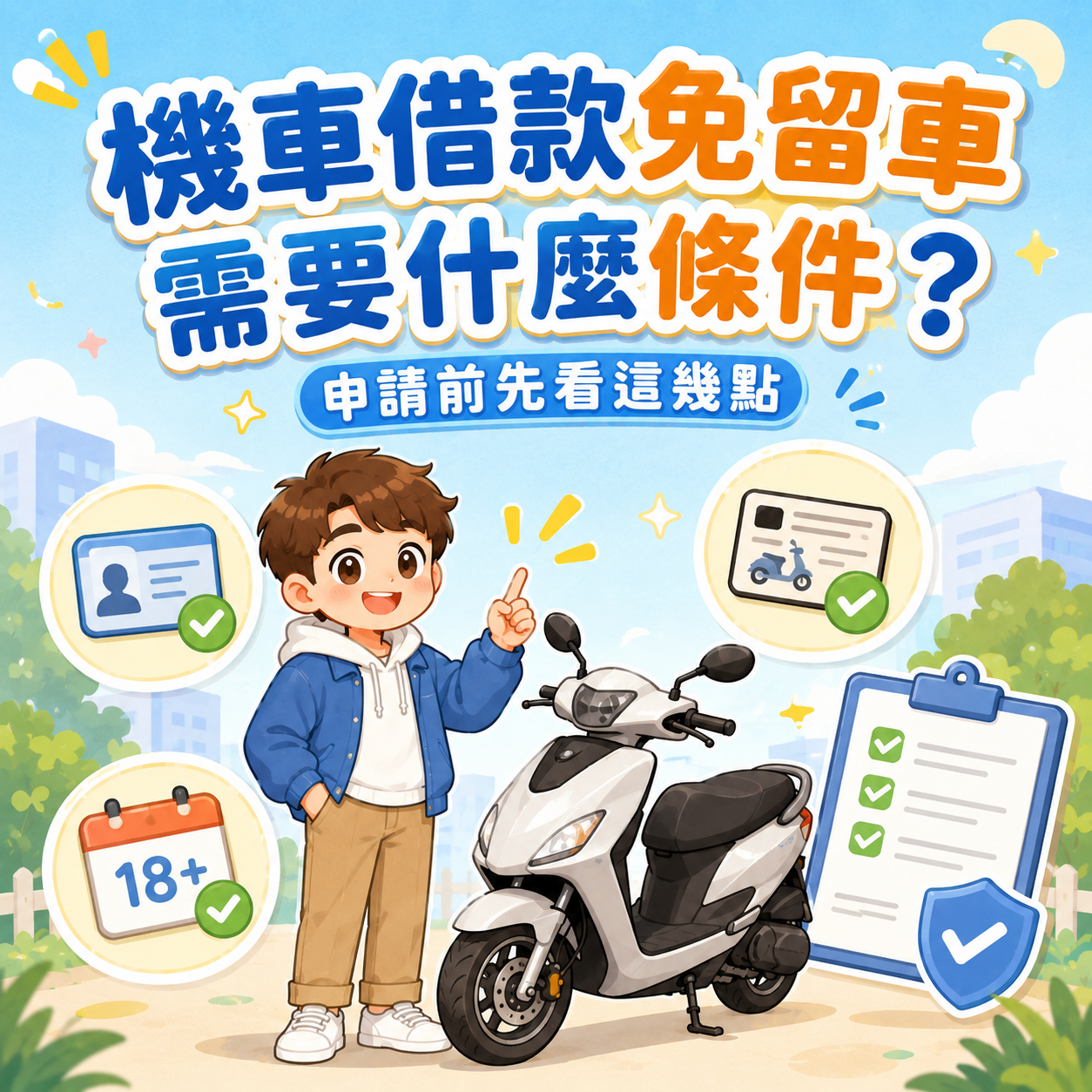 機車借款免留車需要什麼條件？申請前先看這幾點