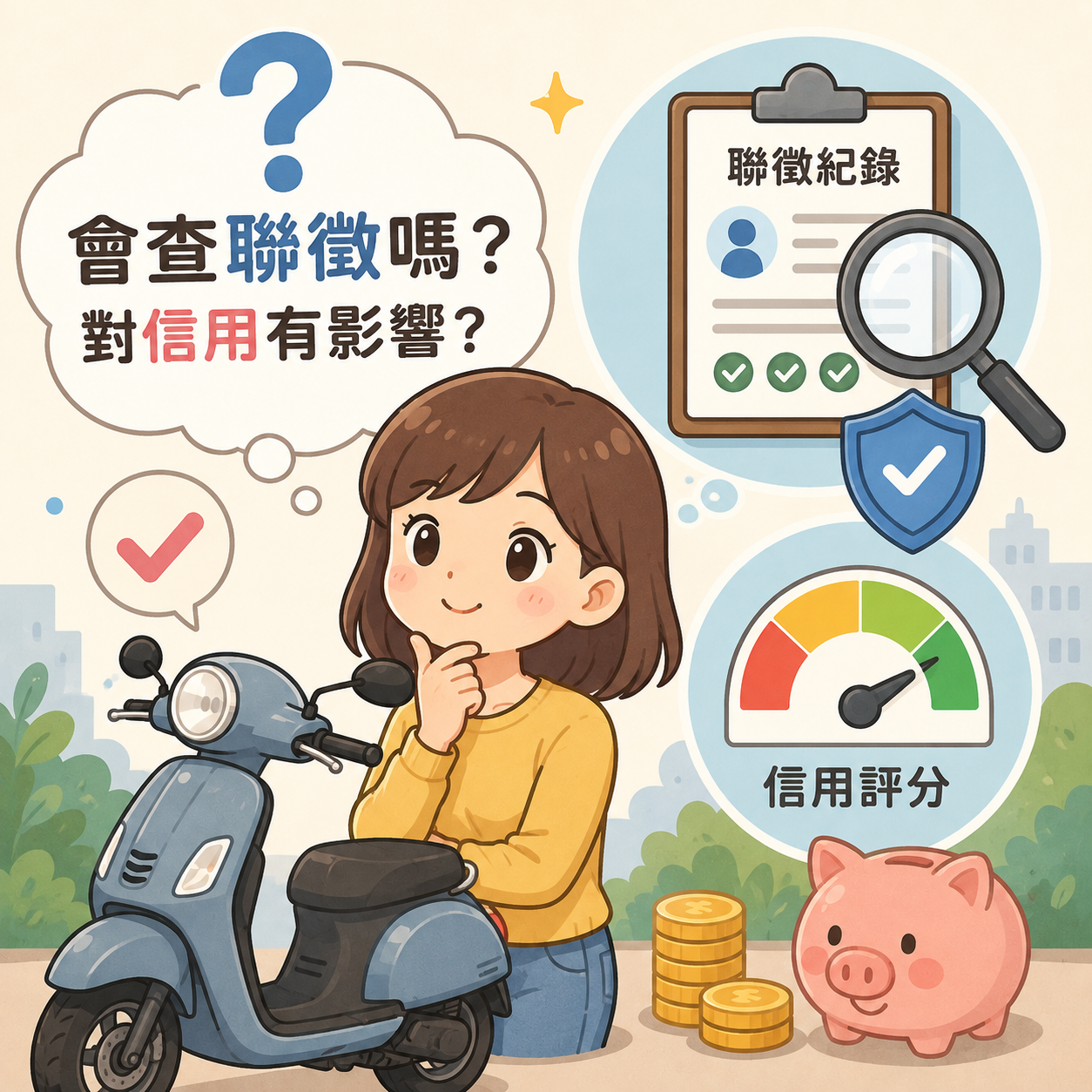 機車借款免留車會查聯徵嗎？對信用有沒有影響？